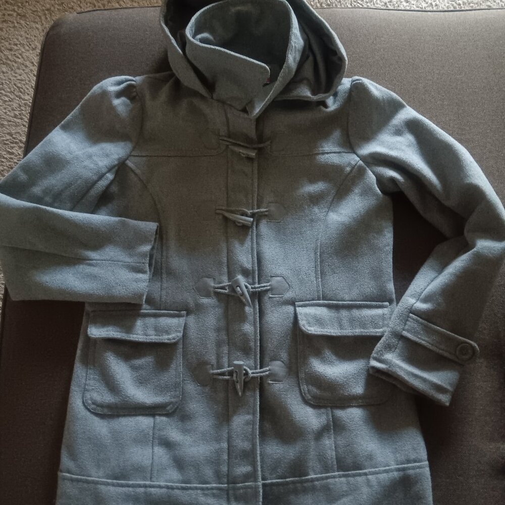 Wool/polyester coat